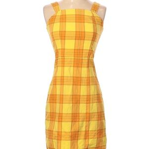 Yellow Plaid Arizona Jean Co Dress